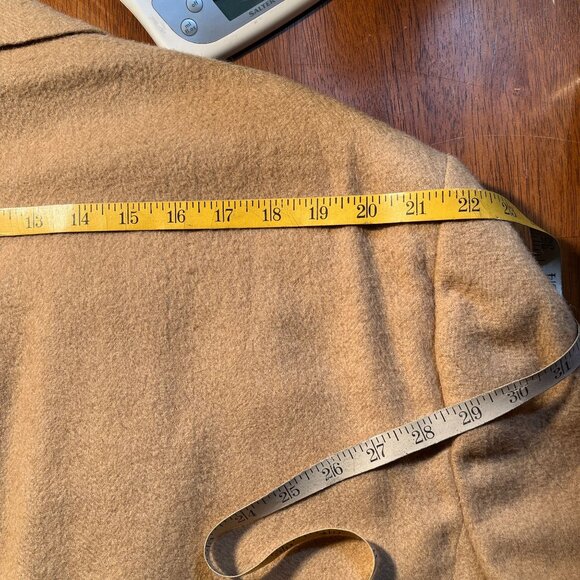Vintage Gordon Thomas 100% Camel Blazer Mens 48L Oversized Layering Unisex - Picture 10 of 15